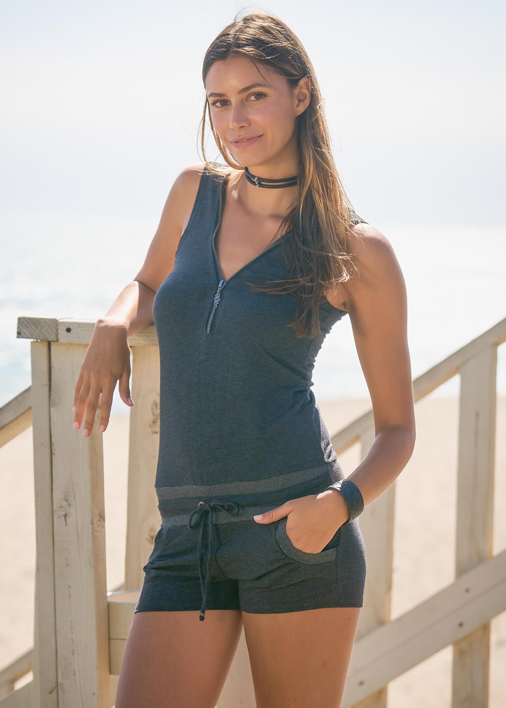 Kamikaze Onesie in Bamboo & Organic Cotton