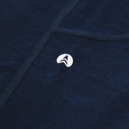 NorthWool Women's Merino Wool Thermal Leggings (Navy)