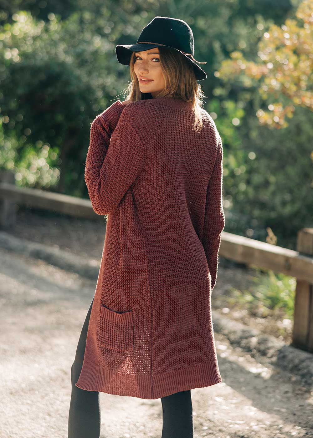 Mist Cardigan in Hemp & Cotton Knit