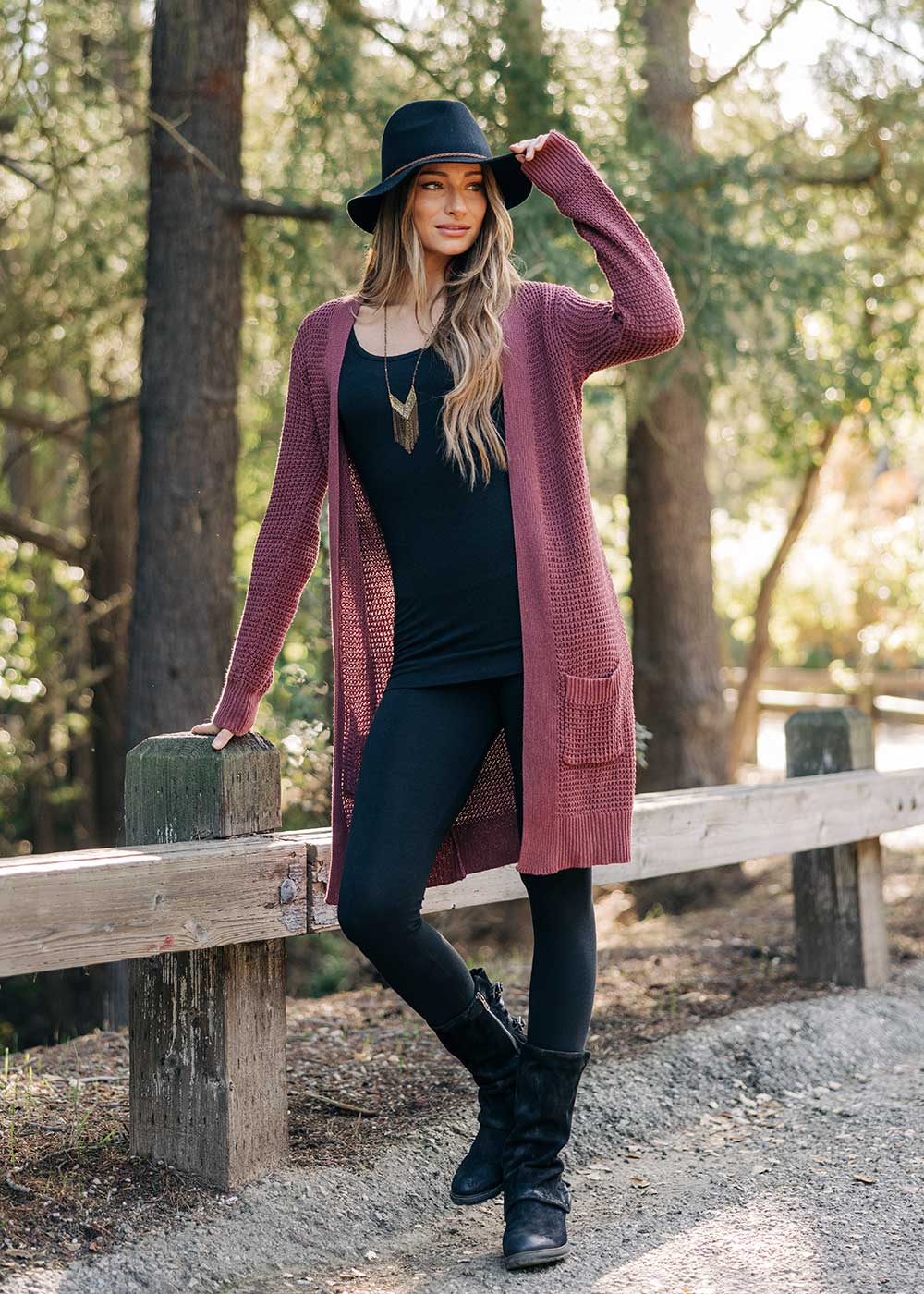 Mist Cardigan in Hemp & Cotton Knit