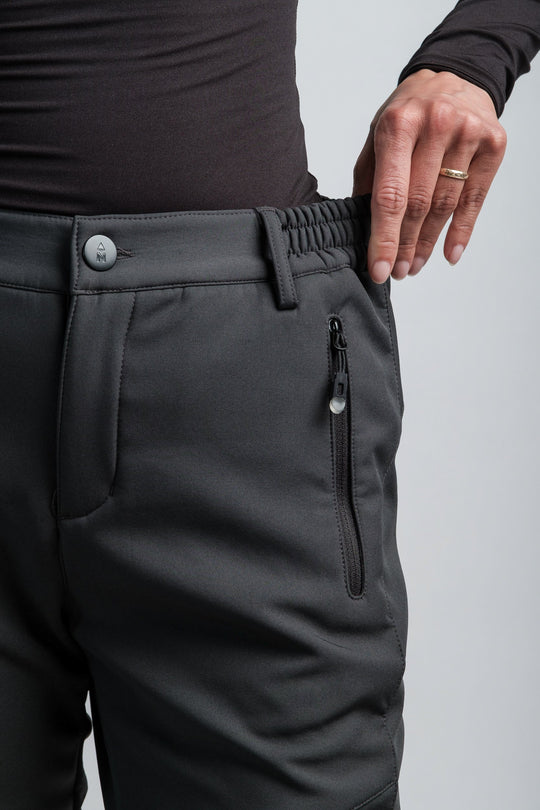 Women's Gray High Waist V2 Adventure Water Resistant Pants