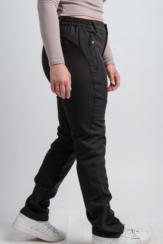 Women's Black High Waist V2 Adventure Water Resistant Pants