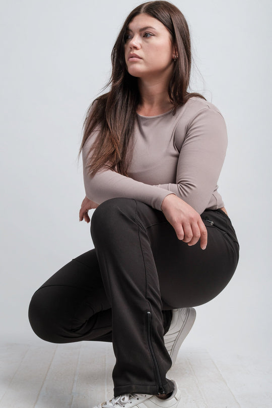 Women's Black High Waist V2 Adventure Water Resistant Pants