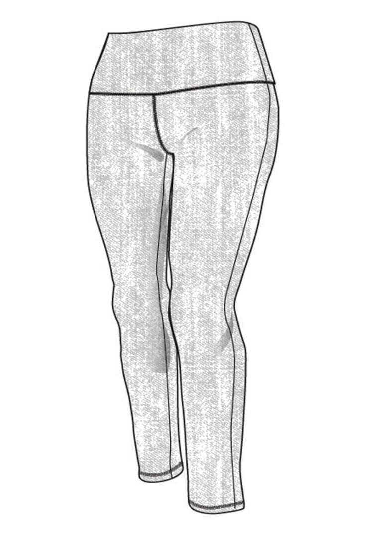 PARADOX Leggings in Organic Cotton &amp; Modal (Pixel Print)