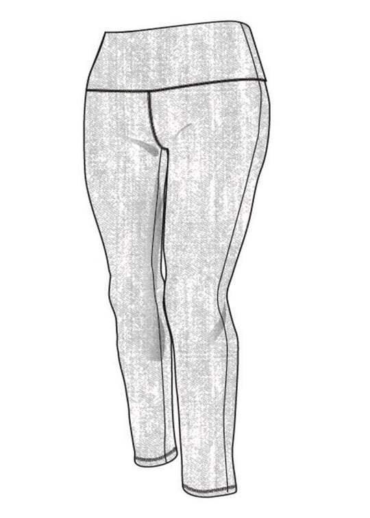 PARADOX Leggings in Organic Cotton &amp; Modal (Pixel Print)