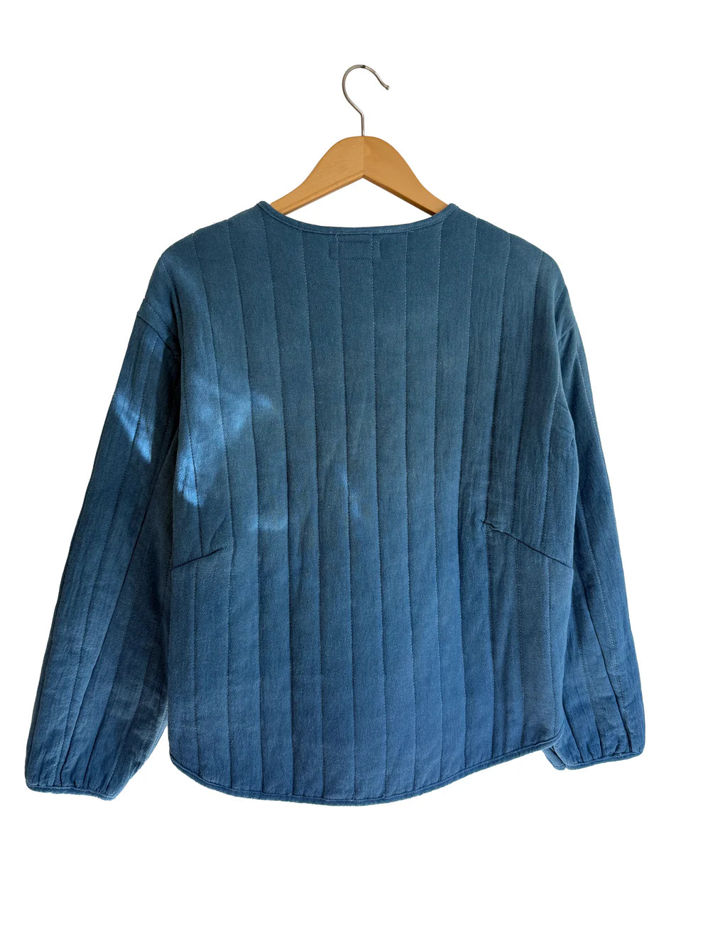 Short Quilted Indigo Jacket