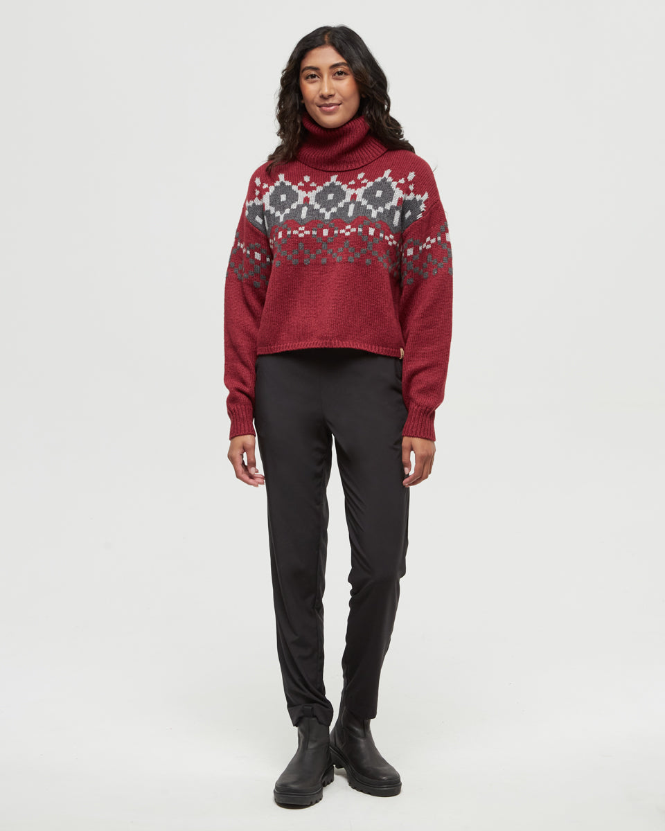 Moray Sweater in Intarsia Pattern