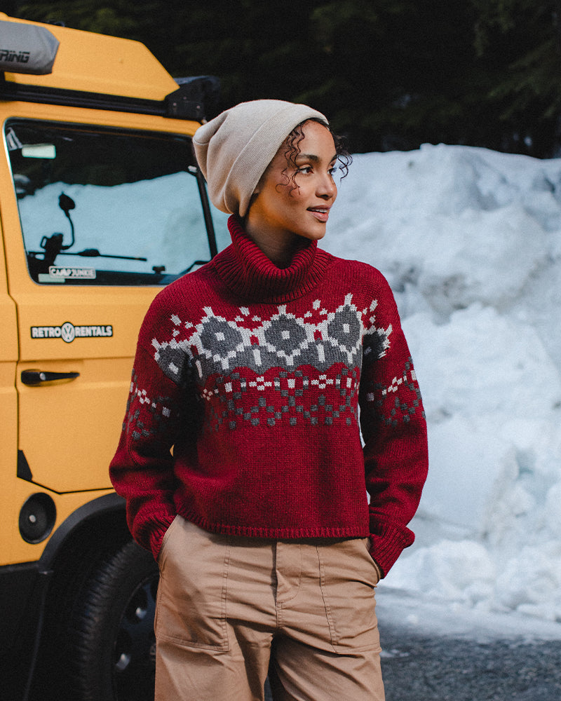 Moray Sweater in Intarsia Pattern