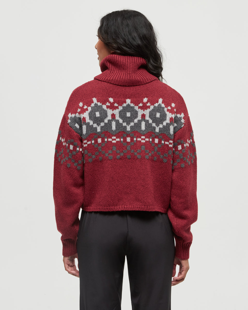 Moray Sweater in Intarsia Pattern