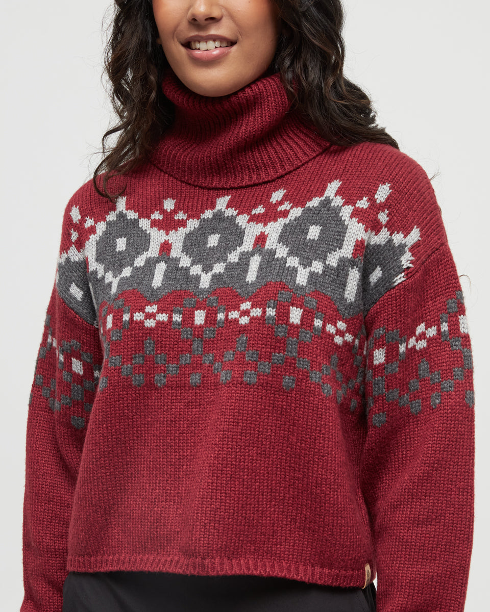 Moray Sweater in Intarsia Pattern