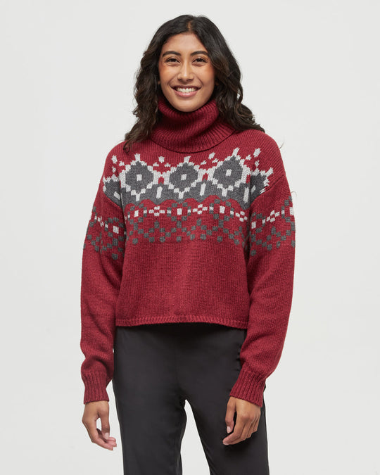 Moray Sweater in Intarsia Pattern