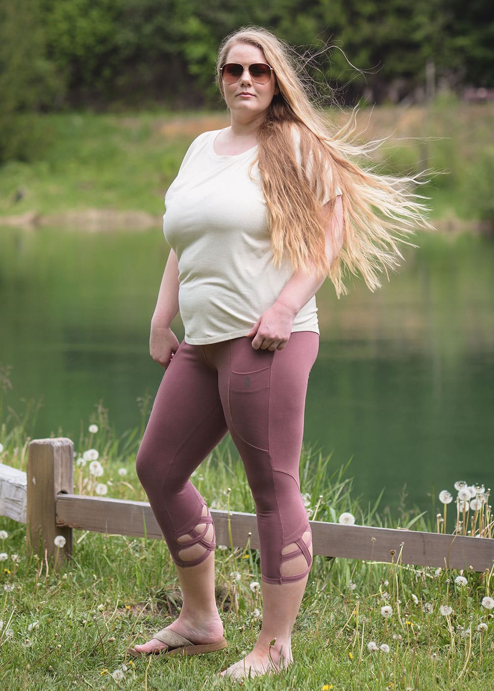 Sage Tee in Bamboo & Organic Cotton