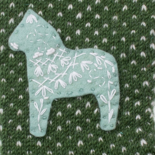 Dala Knit Christmas Stocking