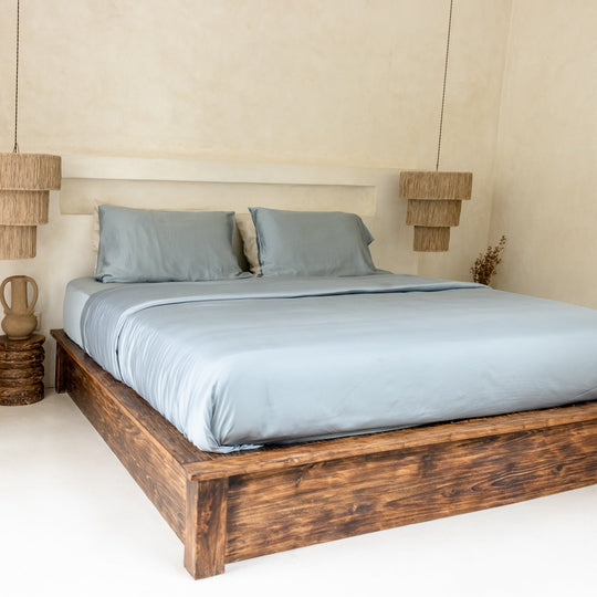 Organic Bamboo Sateen Duvet Cover Set