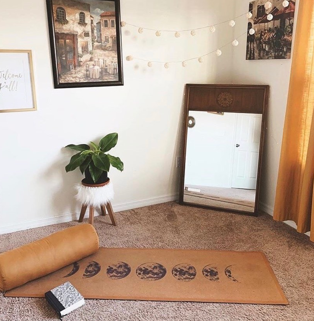 X-Tall Moon Phases Yoga Mat | 6&