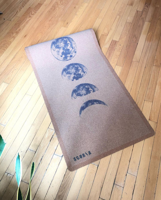 X-Tall Moon Phases Yoga Mat | 6&