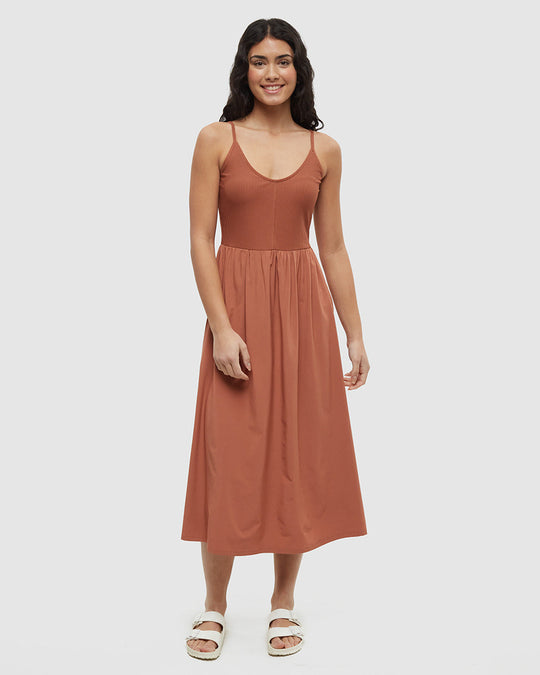 Juneau Dress in Clay Tile