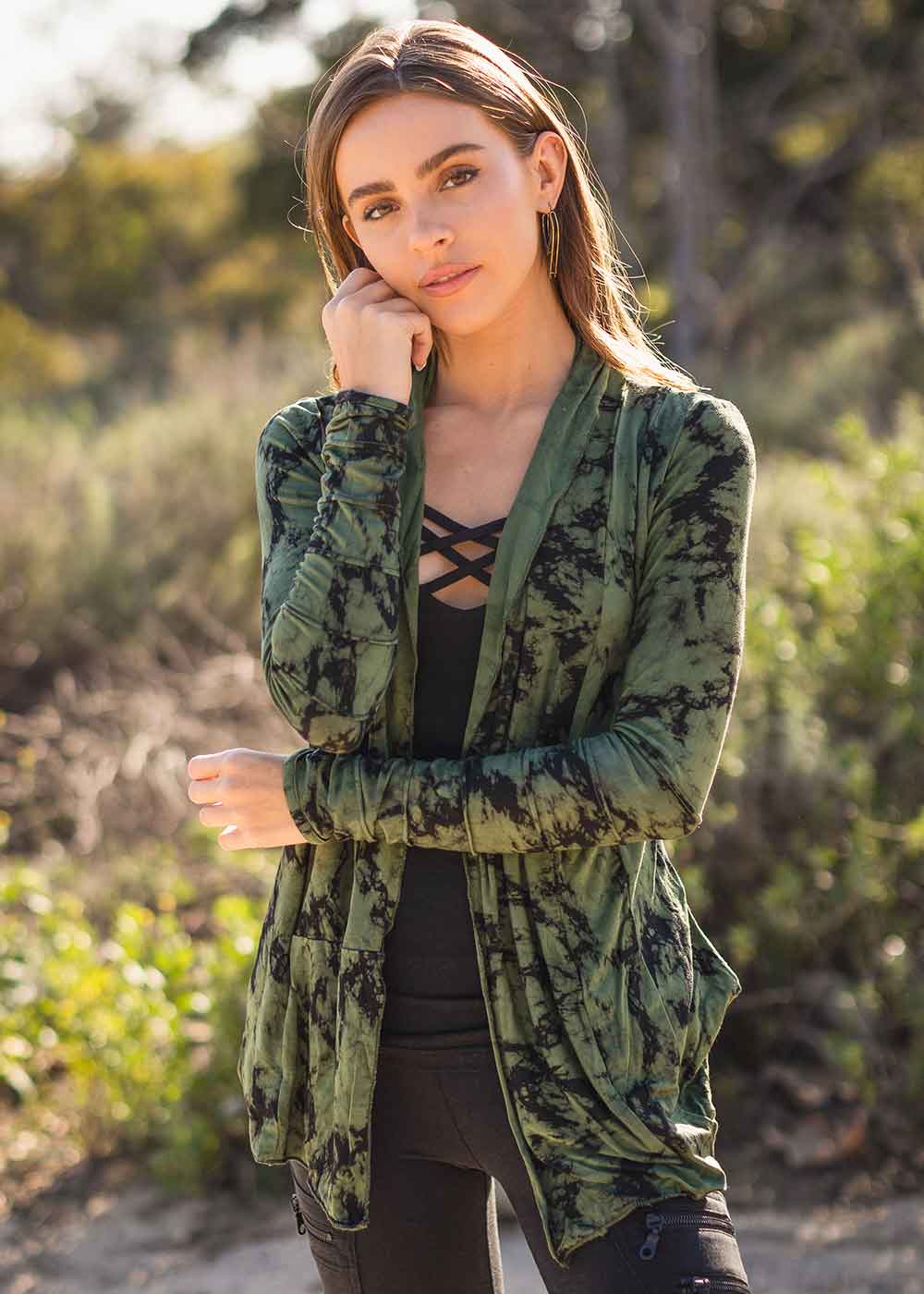 Twilight Tie-Dye Cardigan 2.0 HEMP