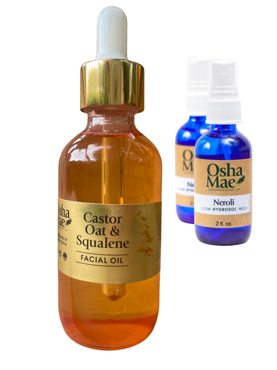Castor Oat & Squalene Oil & Neroli Hydrosol - Facial Care DUO