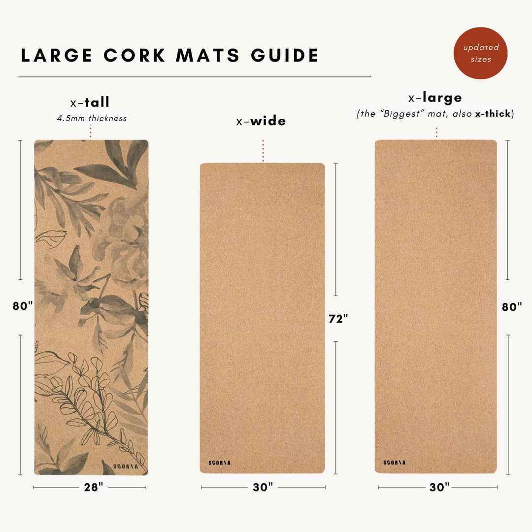 Biggest Botanicals Cork Yoga Mat | 6MM