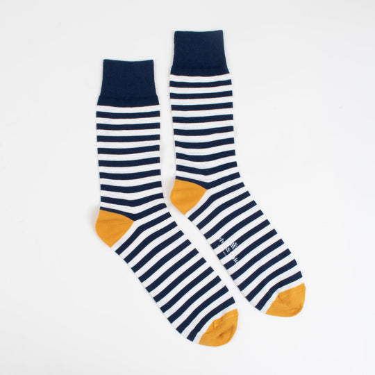 Blue and White Stripes