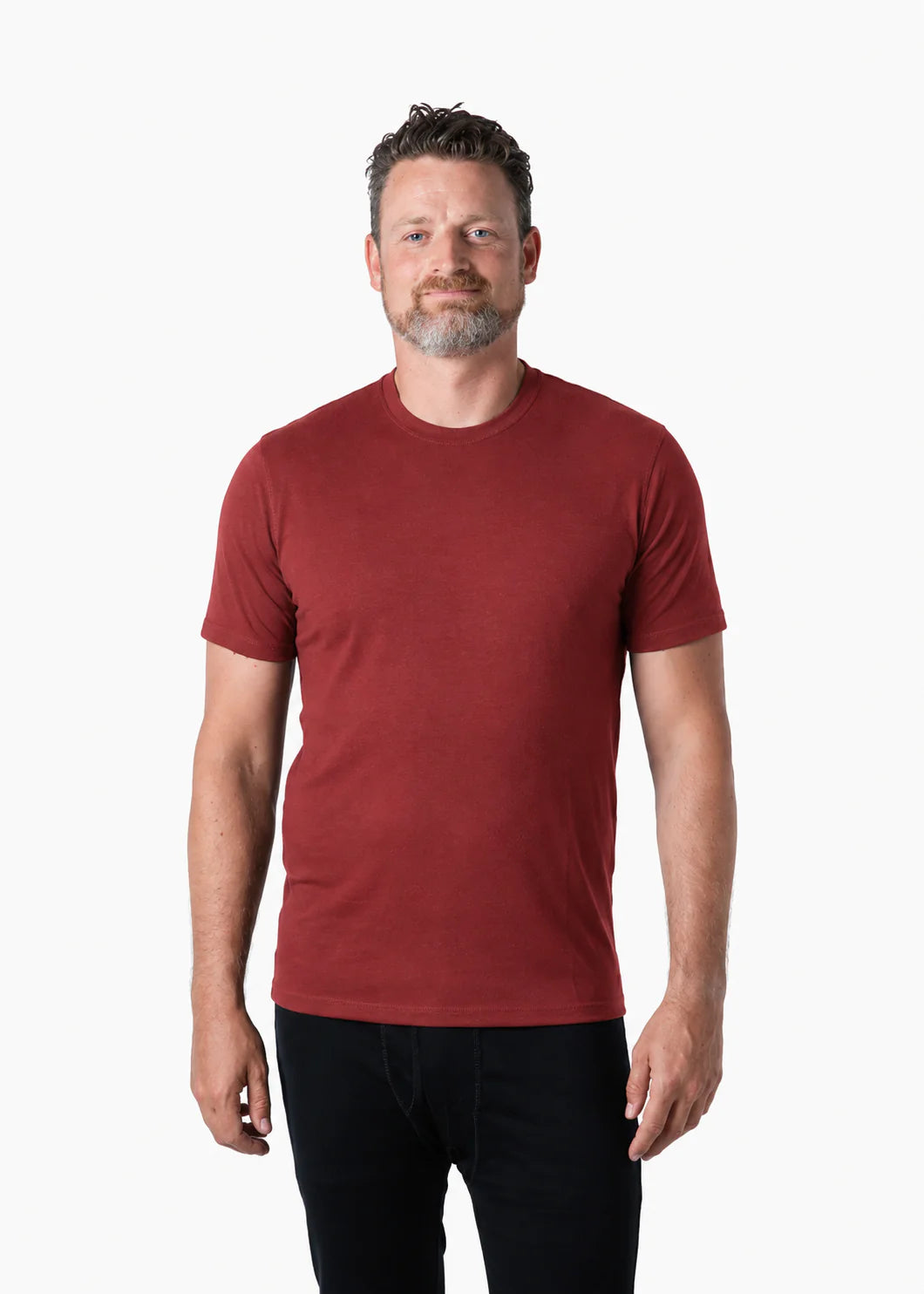 T-shirt à manches courtes pour homme, 100 % laine mérinos, 180 g/m² - Léger 