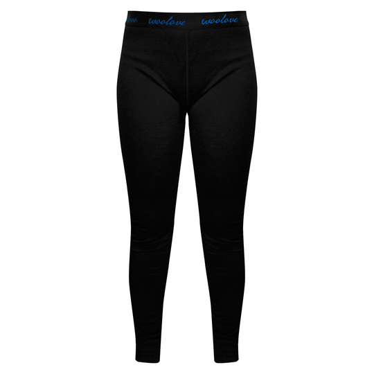 Women's 100% Merino Wool Long Underwear Base Layer Leggings 190 GSM - Midweight