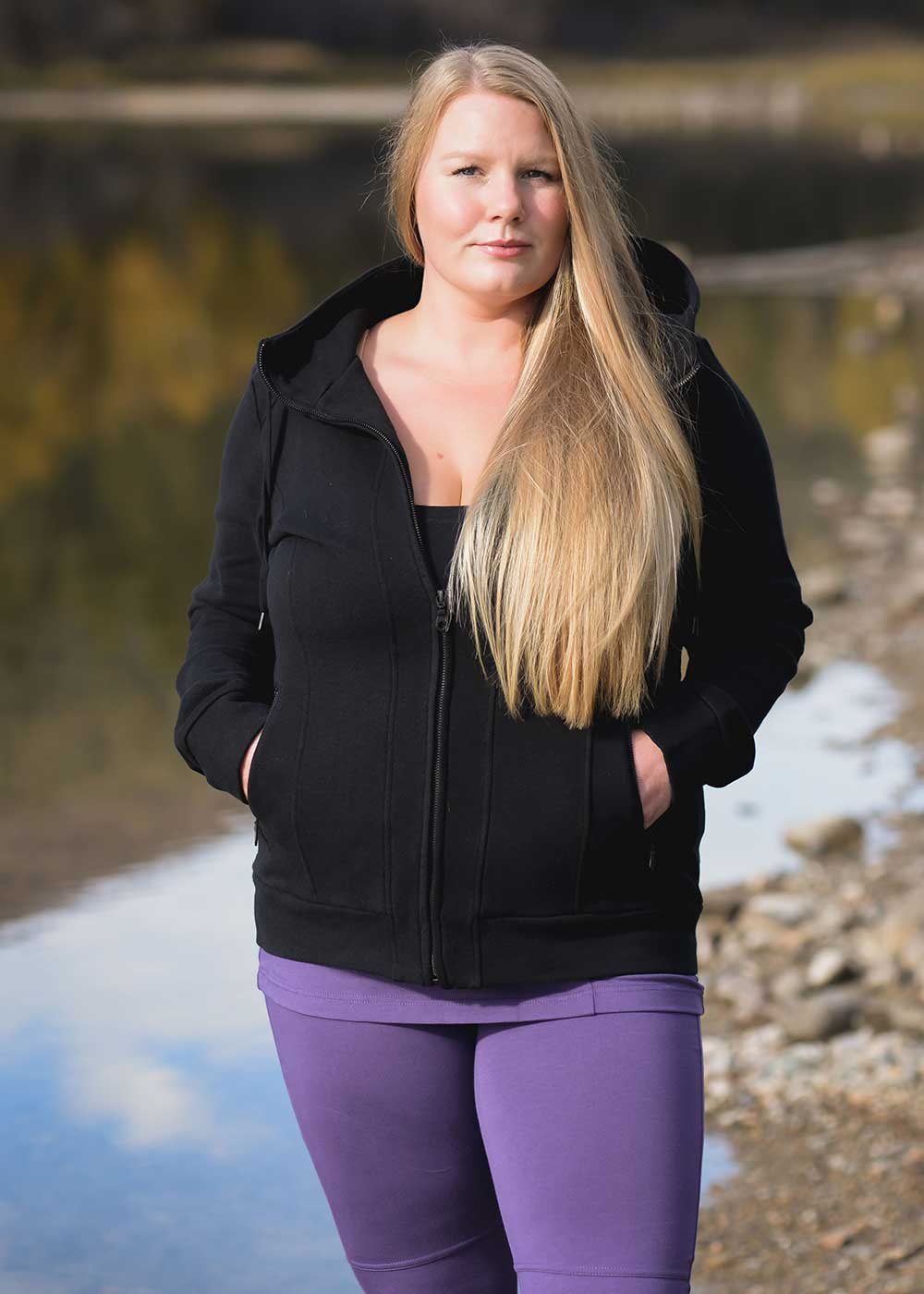 Awaken Hoodie in Hemp and O/C Fleece