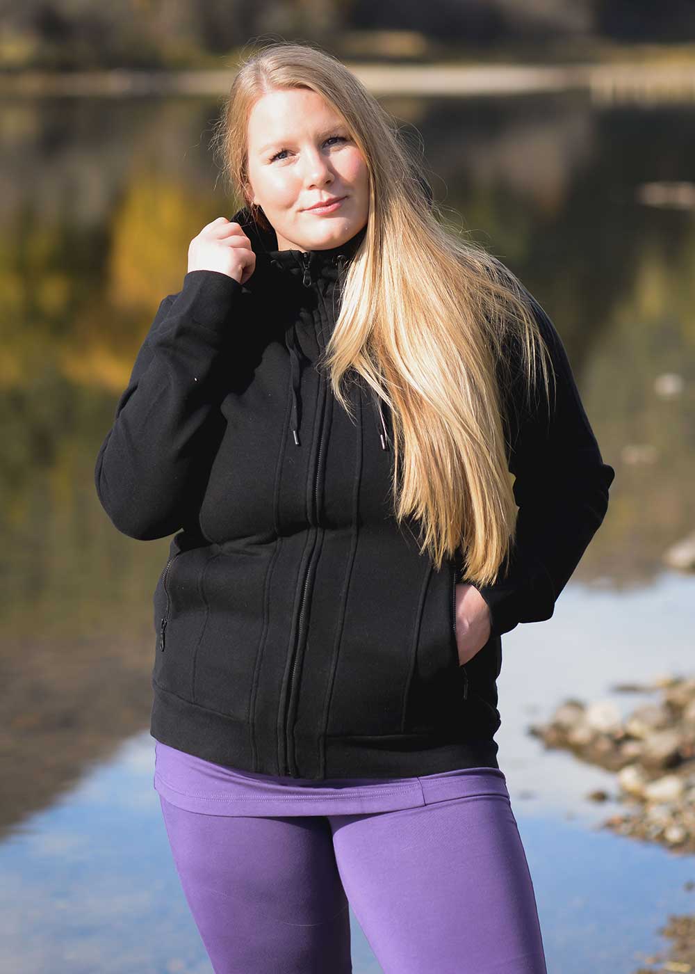 Awaken Hoodie in Hemp and O/C Fleece