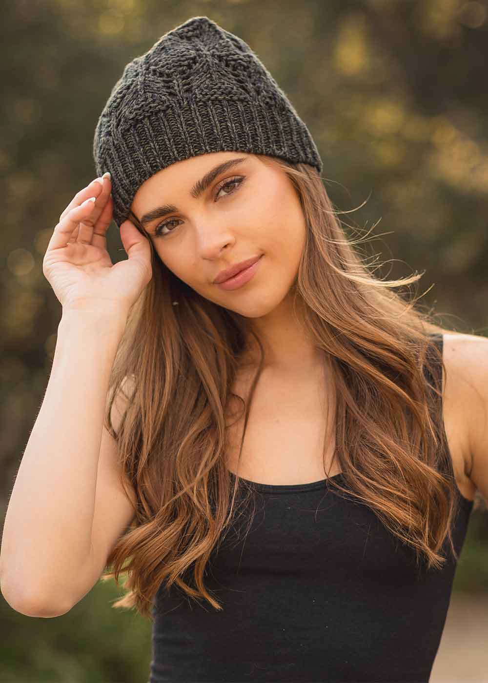 Alaska Beanie in Hemp & Cotton Knit