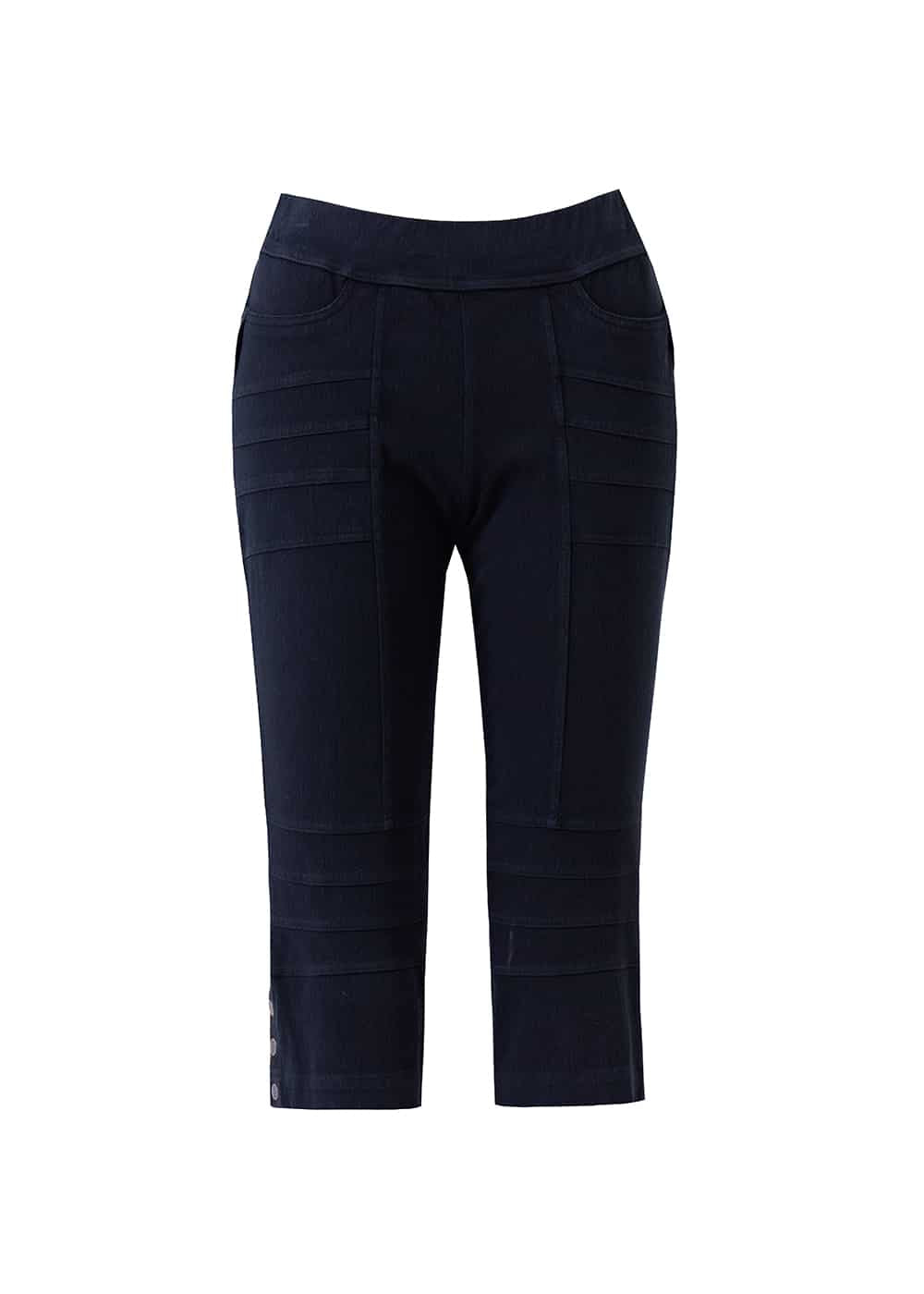 Faraway Capris in Hemp Tencel Denim
