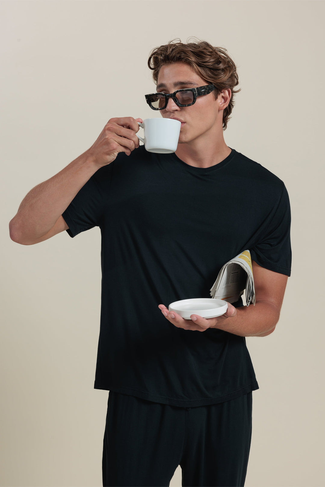 Sleepwear Set <br/> Men’s Bamboo Tee & Shorts Set