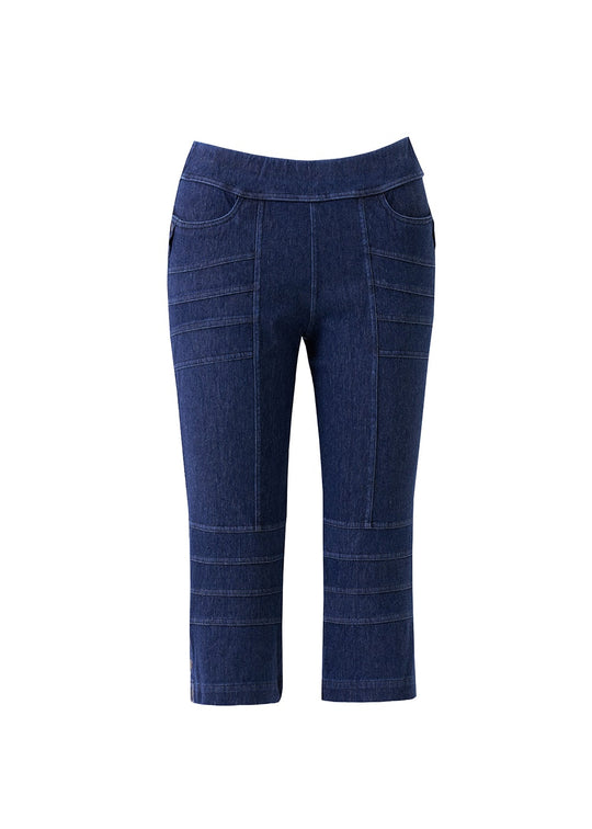Faraway Capris in Hemp Tencel Denim