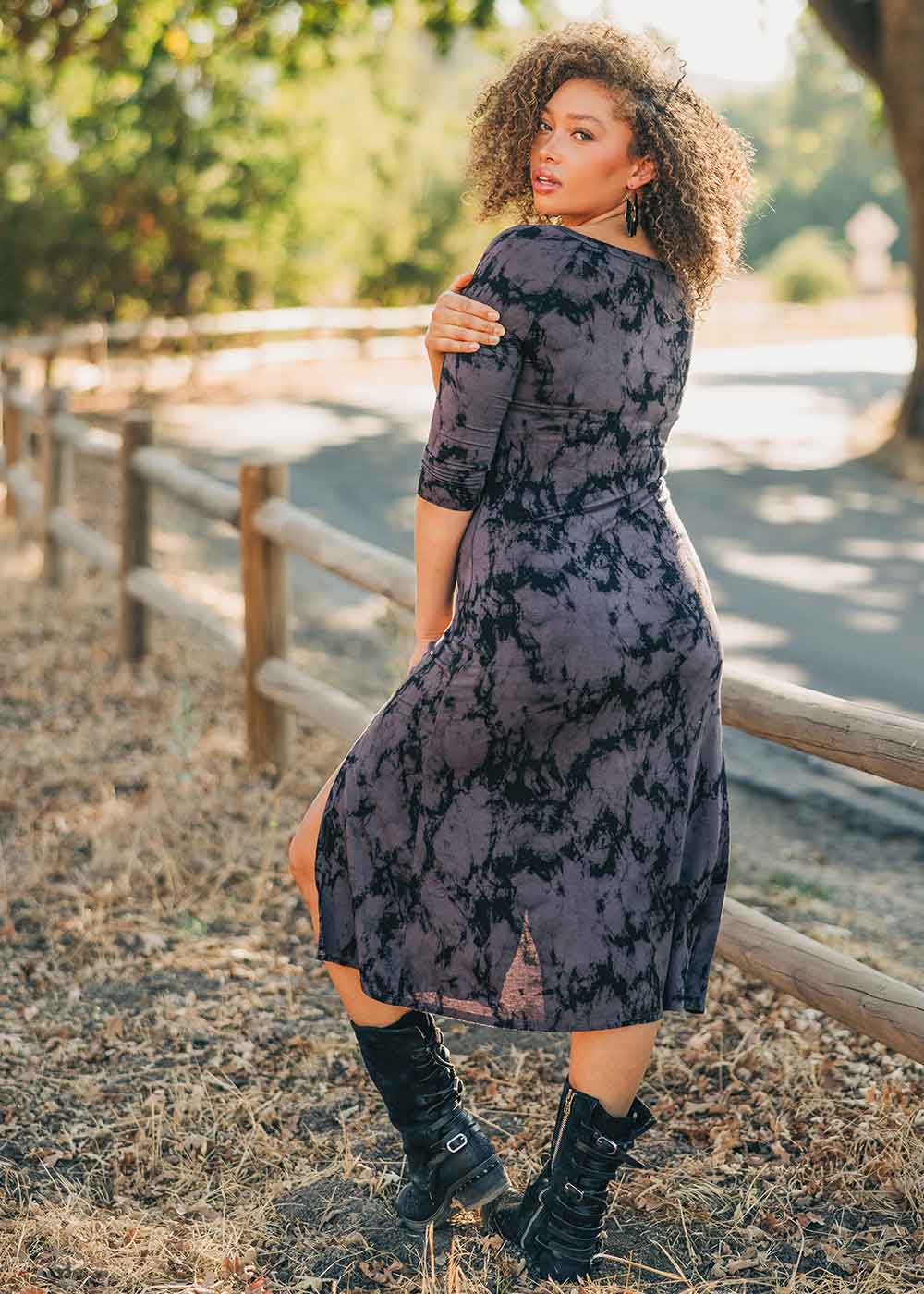 Daphne Dress in Tie-Dye