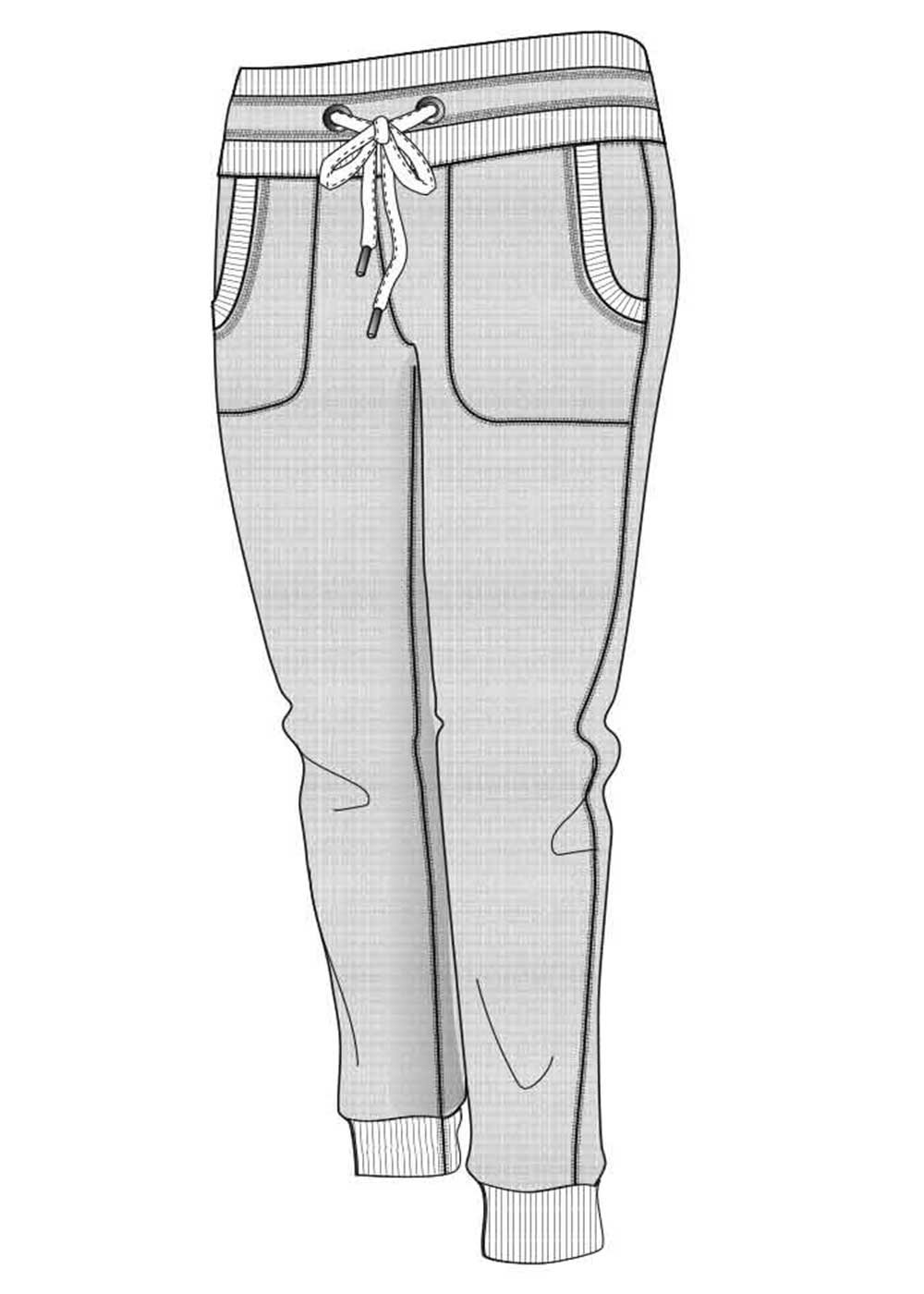 Dreamer Joggers/Pyjamas in Organic Cotton Waffle