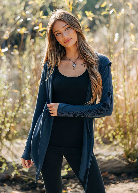 Dusk Cardigan in Hemp & Tencel