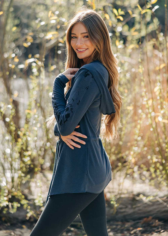Dusk Cardigan in Hemp & Tencel