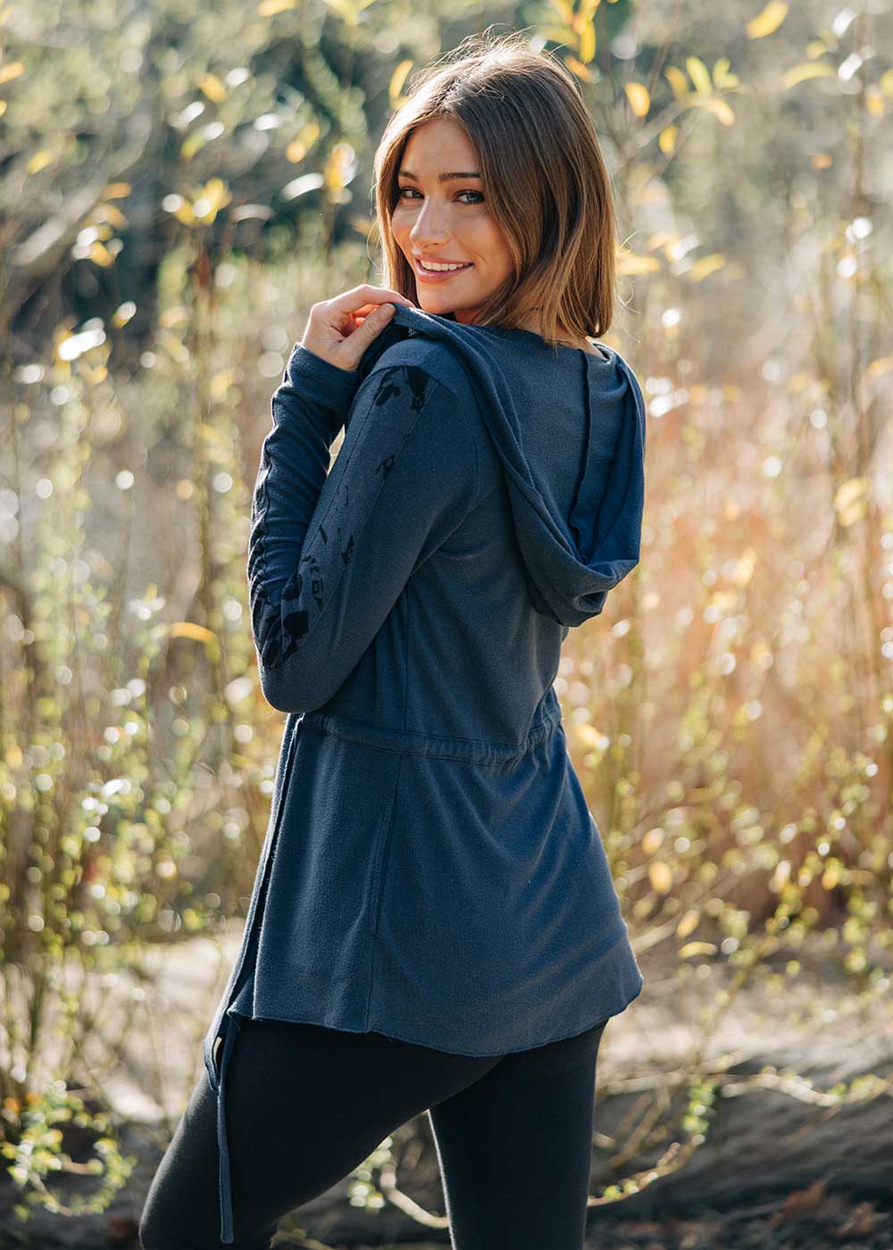 Dusk Cardigan in Hemp & Tencel