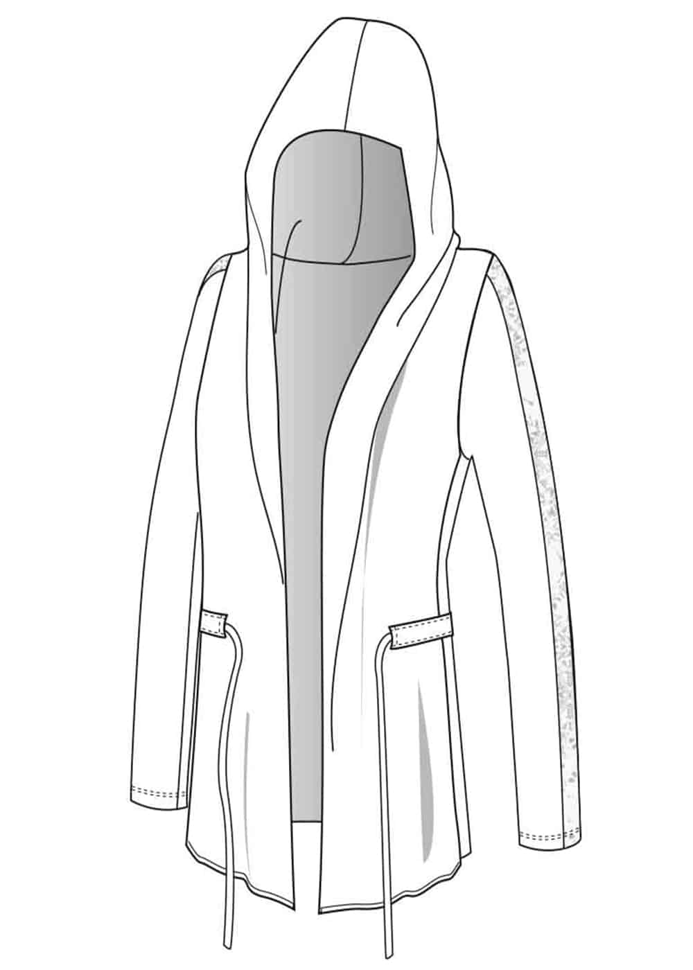 Dusk Cardigan in Hemp & Tencel
