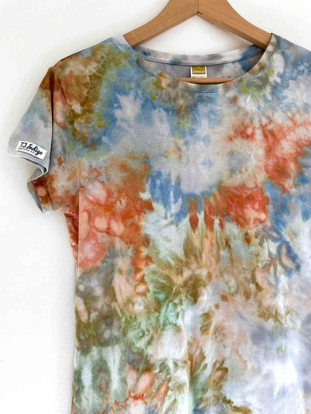 Organic Cotton Crewneck T-shirt in Archipelago