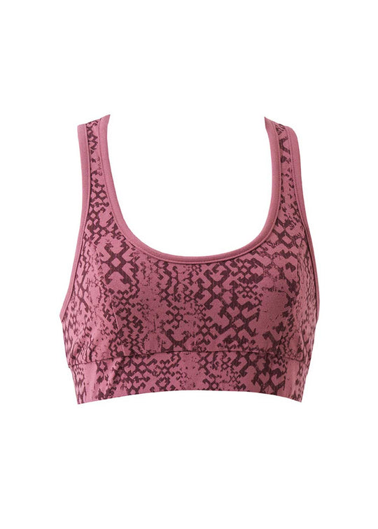 Inertia Bra in Organic Cotton - Modal Print Southwestern