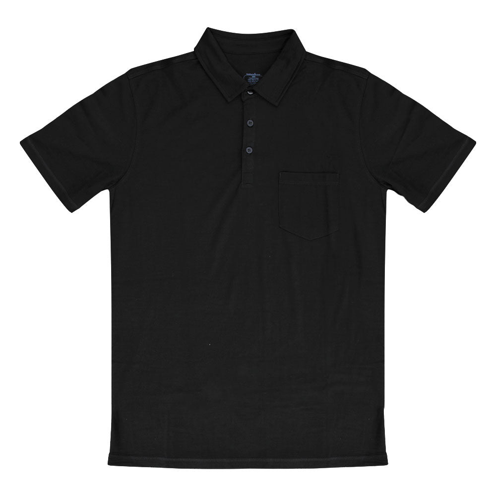 Men's Merino Wool Golf Polo — Lightweight