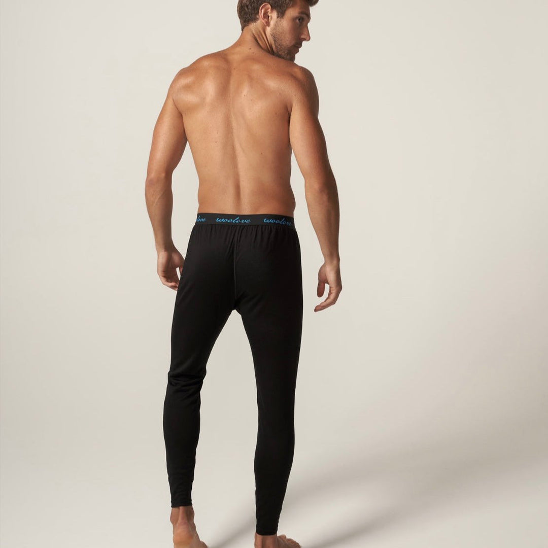 Men's 100% Merino Wool Long Underwear + Beanie