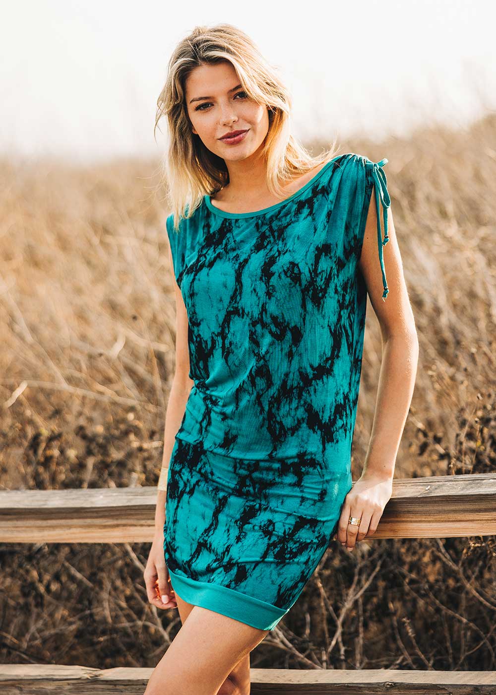 Mimosa Tunic Dress in Hemp Lyocell