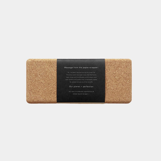 Moon Cork Yoga Block | ORIGINAL SIZE 4"x6"x9"