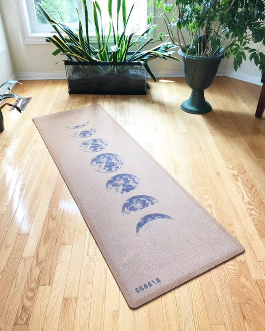 X-Tall Moon Phases Yoga Mat | 6&