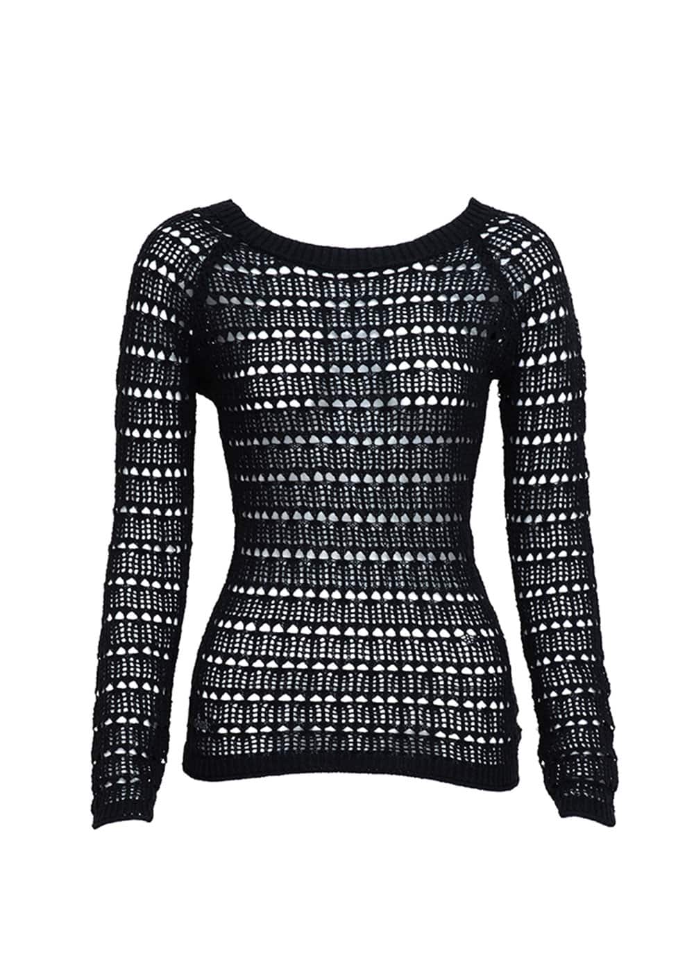 Niobe Sweater in Hemp & Cotton "Lace" Knit