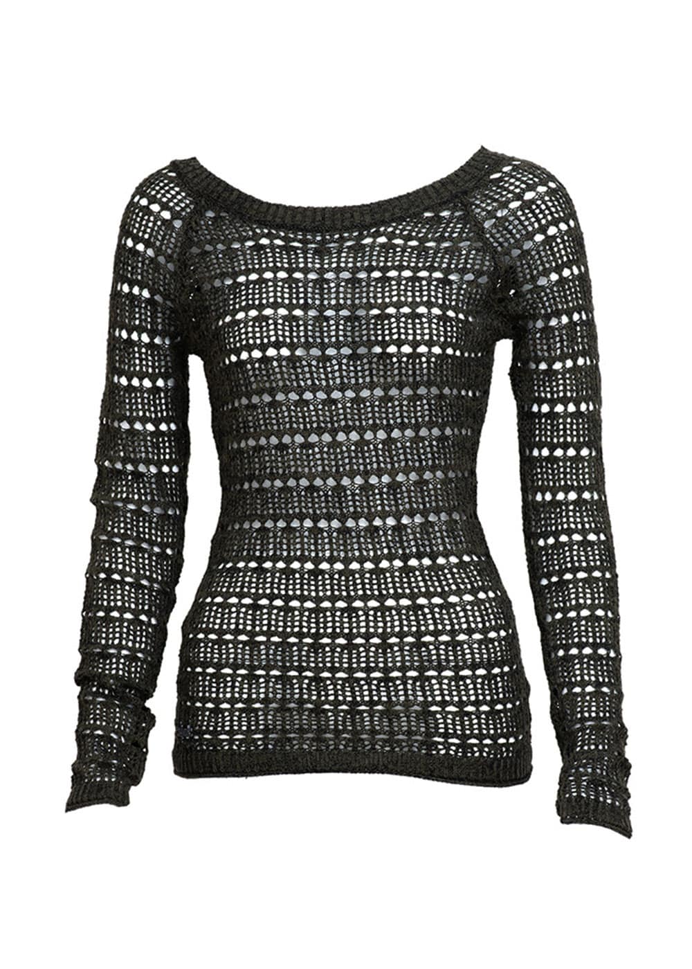 Niobe Sweater in Hemp & Cotton "Lace" Knit