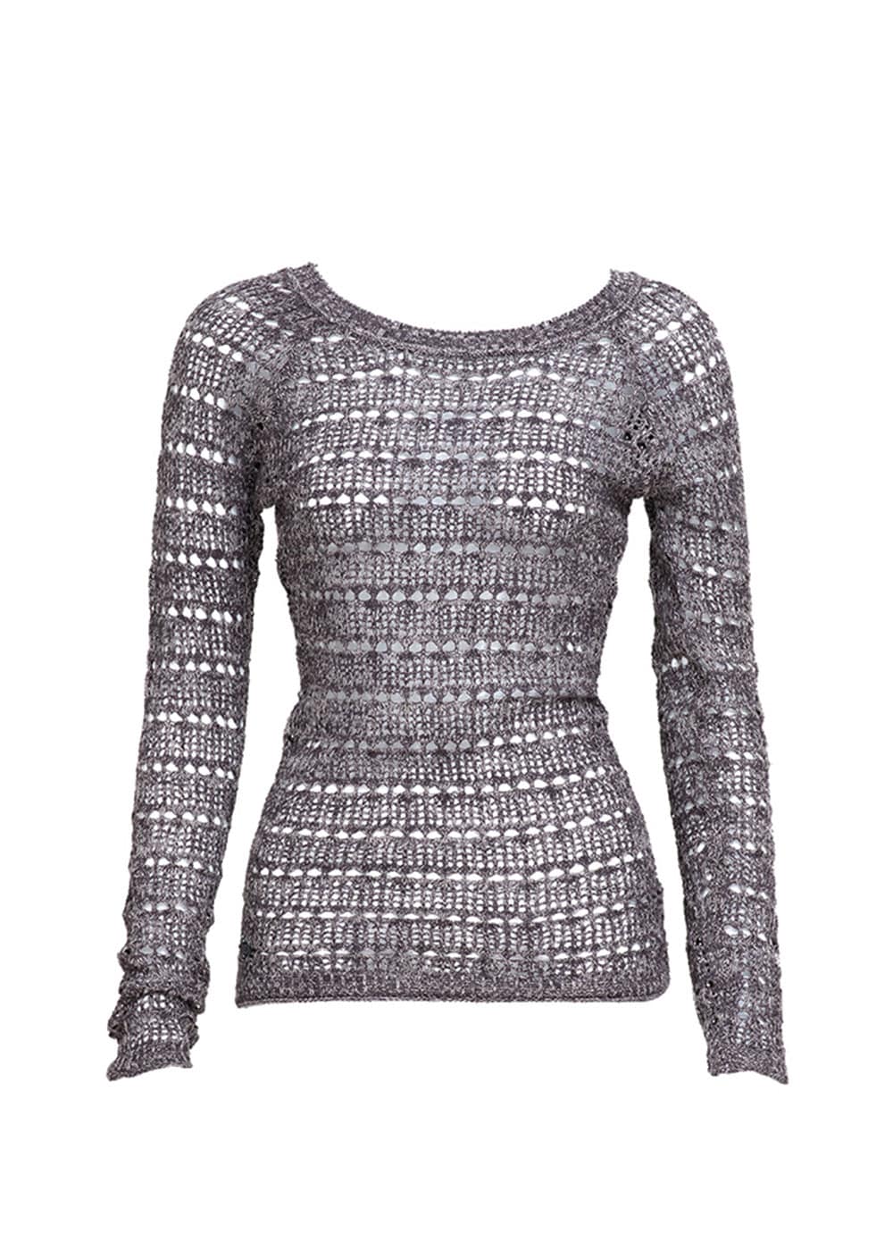 Niobe Sweater in Hemp & Cotton "Lace" Knit