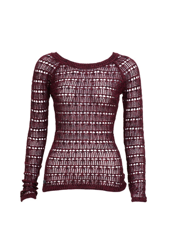 Niobe Sweater in Hemp & Cotton "Lace" Knit